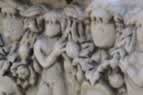 Stone carving in Bodrum castle - click to enlarge image