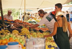 Datca's busy produce market - click to enlarge image