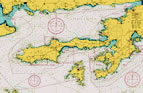 Chart of Bodrum sailing area